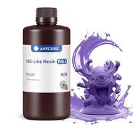 ANYCUBIC Resina ABS-Like Pro 2, Resina para Impresora 3D con Mayor Resistencia y Dureza, Alta Precisión y Mínima Contracción, Amplia Compatibilidad para Todas las Impresoras 3D de Resina (Morado, 1kg)