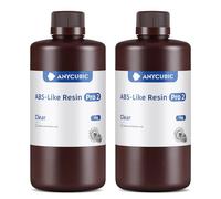 ANYCUBIC Resina ABS-Like Pro 2, Resina para Impresora 3D con Mayor Resistencia y Dureza, Alta Precisión y Mínima Contracción, Amplia Compatibilidad para LCD/DLP/SLA Impresoras 3D (Transparente 2000g)