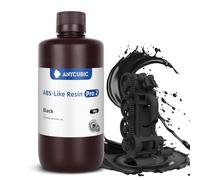 ANYCUBIC Resina ABS-Like Pro 2, Resina para Impresora 3D con Mayor Resistencia y Dureza, Alta Precisión y Mínima Contracción, Amplia Compatibilidad para Todas las Impresoras 3D de Resina (Negro,1000g)