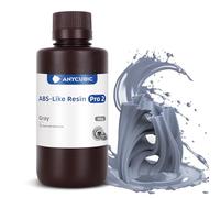 ANYCUBIC Resina ABS-Like Pro 2, Resina para Impresora 3D con Mayor Resistencia y Dureza, Alta Precisión y Mínima Contracción, Amplia Compatibilidad para Todas las Impresoras 3D de Resina (Gris, 500g)