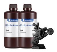 ANYCUBIC Resina Lavable en Agua ABS-Like V2 de Impresora 3D, Alta Dureza y Durabilidad, Alta Precisión y Fácil de Post-Procesar, Bajo Olor, Ideal para Todas Las Impresoras 3D de Resina LCD (Negro,2kg)