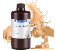 ANYCUBIC Texture Resin, 14K Resina de Alta Precisión para Impresoras LCD 3D, Acabado Mate & Resistencia Mejorada& Contracción Mínima, Curado UV 405nm Resina, 1kg Beige