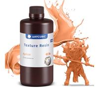 ANYCUBIC Texture Resin, 14K Resina de Alta Precisión para Impresoras LCD 3D, Acabado Mate & Resistencia Mejorada& Contracción Mínima, Curado UV 405nm Resina, 1kg Albaricoque