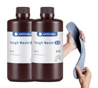 ANYCUBIC Tough Resin 2.0, Resina para Impresora 3D,Alta Dureza,Gris, 2kg