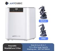 ANYCUBIC Wash&Cure 3 Max AE Version con capacidad ultragrande de 15,1 L para impresora 3D de resina grande, máquina de lavado y curado todo en 1