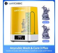ANYCUBIC Wash & Cure 3 Plus lavadora de curado de gran volumen para impresora 3D de resina LCD SLA para Photon Mono Photon Mono 4 Ultra/M7 Pro/M5s Pro