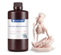 ANYCUBIC Water-Wash ABS-Like Resin 3.0, Resina para Impresoras 3D, Rosa Flor de Cerezo 1KG