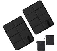 Anyingkai 2 cojines de asiento plegables para exteriores, para exteriores, para niños, senderismo, resistente al agua, con 2 bolsas de almacenamiento, para parque infantil, camping, senderismo, pícnic