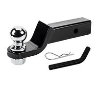 Anyingkai Soporte de Bola de Enganche para Remolque,Receptor de Enganche de Remolque,Enganche Remolque Quad,Receptor de Enganche de lengüeta de Montaje en Bola de Remolque de 2 pulgadas/50 mm