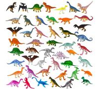 anyìshwu 48 Piezas Mini Dinosaurios Juguetes,Dinosaurios Juguetes Pequeños,Dinosaurio Figura Animales,Realistas de Dinosaurioss,para Niños