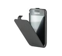 Anymode Funda Flip Certificada Para Samsung Wave Y S5380 Negro ETUISMS5380