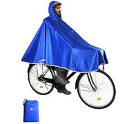 ANYOO Capas de Ciclismo Impermeables Portátiles Ligeras Poncho de Lluvia Bicicleta Compacta Unisex Reutilizable para Mochileros de Camping al Aire Libre