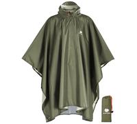 ANYOO Poncho de Lluvia Reusable de Ripstop transpirante Ligero a Prueba de Agua Multiuso Impermeable con Capucha de Lona de Tienda de Campaña Ideal para el Aire Libre Campamento Excursionismo y Pesca