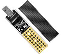 ANYOYO Adaptador NVMe a USB, M.2 SSD a USB 3.1 Tipo A, Tarjeta M.2 PCIe basada en M Key convertidor de Disco Duro Lector como SSD portátil de 10 Gbps USB 3.1 Gen 2 Bridge Chip Soporte 2242 2260 2280