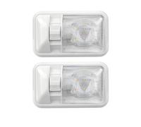 ANYPOWK 12 voltios LED luces LED para VR con interruptor de encendido/apagado - Neutral 4000-4500K 3.5W 400LM - Iluminación interior para RV, furgoneta, remolque, barco - Lote de 2