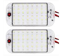 ANYPOWK Luces LED de 12 V para VR con interruptor de encendido/apagado - 5 W luz diurna 500 LM - Iluminación interior para RV, furgoneta, remolque, barco - Lote de 2