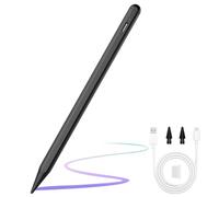 ANYQOO Lápiz para Apple iPad 2018-2025, 15Min Carga Rápida Stylus Pencil Compatible con iPad 6/7/8/9/10/11 A16,Mini 5/6/A17Pro,Air 3/4/5/M2/M3,Pro M4/11/12.9/13",Rechazo de Palma,Precisión de Píxel