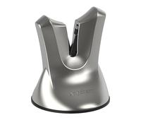 AnySharp Afilador de Cuchillos XBlade, Uso Seguro, Ajuste Auto, Efecto Molienda, Ahorro Vida Cuchillos, Gris Bronce, Talla Única, Metal Plata
