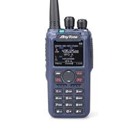 Anytone AT-D890 Transceptor portátil VHF/UHF DMR de doble banda con APRS, GPS, Bluetooth PTT, negro