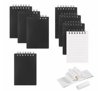 ANYUANKW 8 Piezas Bloc de Notas Espiral 7.3X10.3cm A7 Cuaderno de Notas 80 Hojas Pequeña Cuadernos para Oficina Escuela Hogar Actividades Al Aire Libre