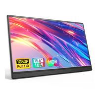Anyuse Monitor portátil de 15.6 Pulgadas 1080P USB-C HDMI Ultra Delgado Monitor de Viaje con Soporte, para Laptop, PC, teléfono Mac, PS, Xbox, Swich IPS Ultrafino Zero Frame Gaming