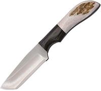 Anza Azwk1E Cuchillo a Lama Fissa,Unisex - Adulto, Negro, un tamaño