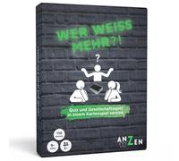 ANZEN WER Weiss mehr - The Card Game Combination of Quiz and Board Game Fami