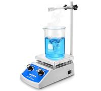 ANZESER Mezclador de agitador magnético de placa caliente de laboratorio SH-2 Control doble con barra de agitación 220V