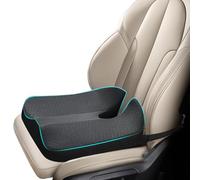 anzhixiu Cojín de asiento de camión para una visión más amplia, cojín de asiento de coche para conductor de camión, almohada de alivio del dolor de ciática, cojín de alivio del dolor de coxis para