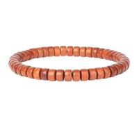 anzhongli Pulsera de cuentas de oración Mala para hombres y mujeres, 12/15 mm, 4*7mm, Madera, No es una piedra preciosa