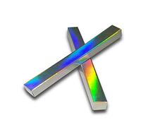 ANZKA 50 cajas de embalaje de bolígrafo torcido, 5.7 x 0.63 x 0.63 pulgadas, caja de embalaje de bolígrafo de aceite de cutícula de plata, cajas de paquete de delineador de ojos holográfico de plata