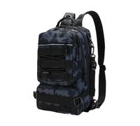 ANZOAT Bolsa cruzada multifuncional para pesca, bolsa de hombro, mochila para caña de pescar al aire libre, bolsa de pecho, f, Talla única