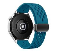 ANZOAT Correa magnética de silicona de 18, 20 y 22mm para Huawei Watch GT 5, 46mm, 41mm, Correa deportiva transpirable para Huawei GT5 Pro GT4 GT3 GT2(B-Rock Blue,For GT3 GT2 46mm)