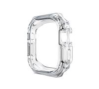 ANZOAT Estuche transparente de policarbonato para reloj Apple Watch Ultra 8, 7, 6, 5, 4, 3, 2, SE, 40 mm, 44 mm, 41 mm, 45 mm (transparente, 45 mm)