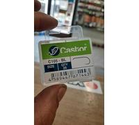 Anzuelo Castor Simple sin Muerte C105-BL para Pesca a Mosca - Talla 10 - Pack 25 Unidades - Reforzado Negro Níquel para NINFA y Perdigón