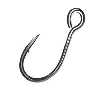 Anzuelo de Cabeza Plana con Ranura for Sangre, 50 Unidades, Anzuelo Simple Acero al Carbono Alta Resistencia sin rebaba(4# (50 Hooks))