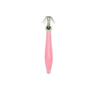 Anzuelo de Calamar Luminoso/Rosa con Ojos pez, simulación Luminosa, Cebo Pulpo, señuelos camarón Madera, Aparejos Pesca Peces para Sepia Pulpo(Pink-12g)