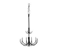 Anzuelo de pesca para calamar, de acero inoxidable, para exteriores, doble pesca, pulpos, calamar