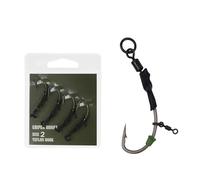 Anzuelo para pesca de carpas, topes de cebos, tornillos, terminales, anzuelo de pesca de carpa, con funda antienredos, aparejo Ronnie