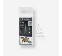 Anzuelo Pesca Al Coup PA HK 6 X10 Negro Simple Níquel No Montado 12