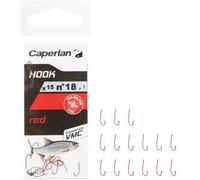 ANZUELO SIMPLE ROJO / RED CAPERLAN PARA LA PESCA AL COUP 20