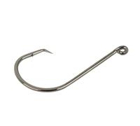 Anzuelos de Pesca 1/0#-8/0#25 uds 1#-4#50 Uds. Anzuelo Circular de Pulpo for Pesca, anzuelos Afilados Carbono, Aparejos(Size8-0)