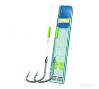 Anzuelos de pesca, aparejo de pesca antienredos, juego líder de 16 piezas para pesca de carpas de agua dulce. Tamaños de anzuelo #4/#5/#6, fuerzas de línea 0.8/1.0/1.2mm (C-Line 0.8#)