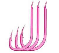 Anzuelos de Pesca Boca torcida, 200 Unidades, aleación Titanio-manganeso, anzuelos Triangulares con Dientes púas for Carpa Salvaje y cruciana(1#)