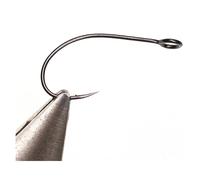anzuelos, Fish Hooks 30pcs Carbon Steel Fishing Hook Big Eye Single Fly Barbed Spoon Lure for Riverside(2)