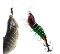 Anzuelos para calamares - Equipo de que a la oscuridad - Señuelos artificiales con forma de camarón | Para uso exterior en aguas saladas y dulces ríos lagos estanques vacaciones familia noche
