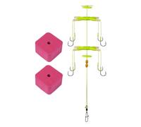 Anzuelos para carpa | Cebos Señuelos Anzuelos para carpa - Accesorios para montaje con soporte de señuelos antienganche para pescadores apasionados