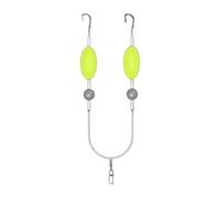Anzuelos para Pesca en Agua Salada - Montaje de Aparejo para Bagres, Equipo de Fondo Invertido | Aparejo de Pesca de Doble Anzuelo para Jigging y Lance de Crappie, Accesorios Duraderos para Pesca en A
