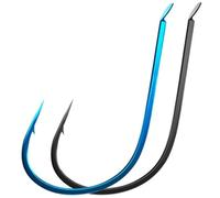 Anzuelos pequeños con rebaba, 40 Unidades. sensibles de Alambre Fino for Pesca pececillos, Carpas crucianas, Salvaje y competición(BLU,11#)