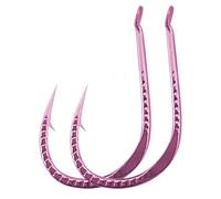 Anzuelos Rosas Reforzados sin Muerte, Paquete de 20 Unidades for Pesca en embalses, anzuelos for Carpa y herbívora(10#)